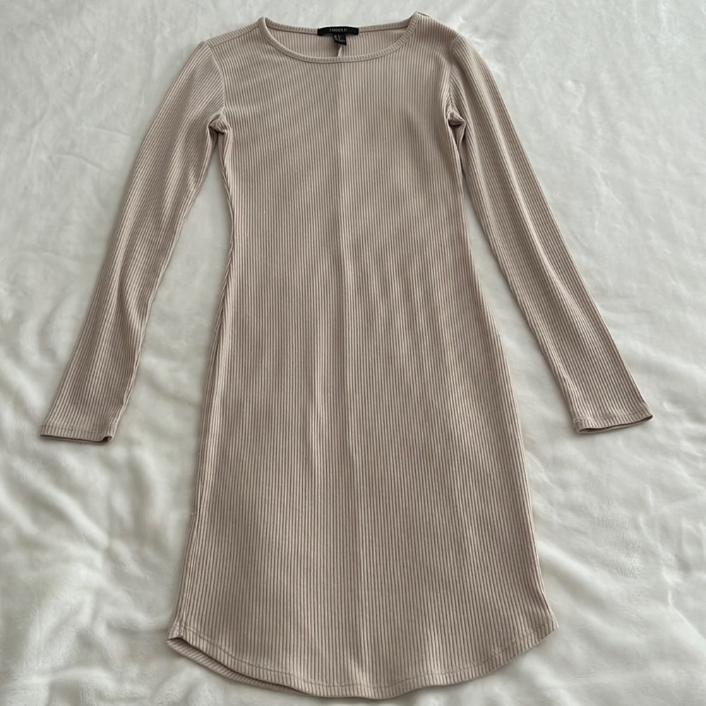 FOREVER 21 Ribbed Bodycon Mini Dress